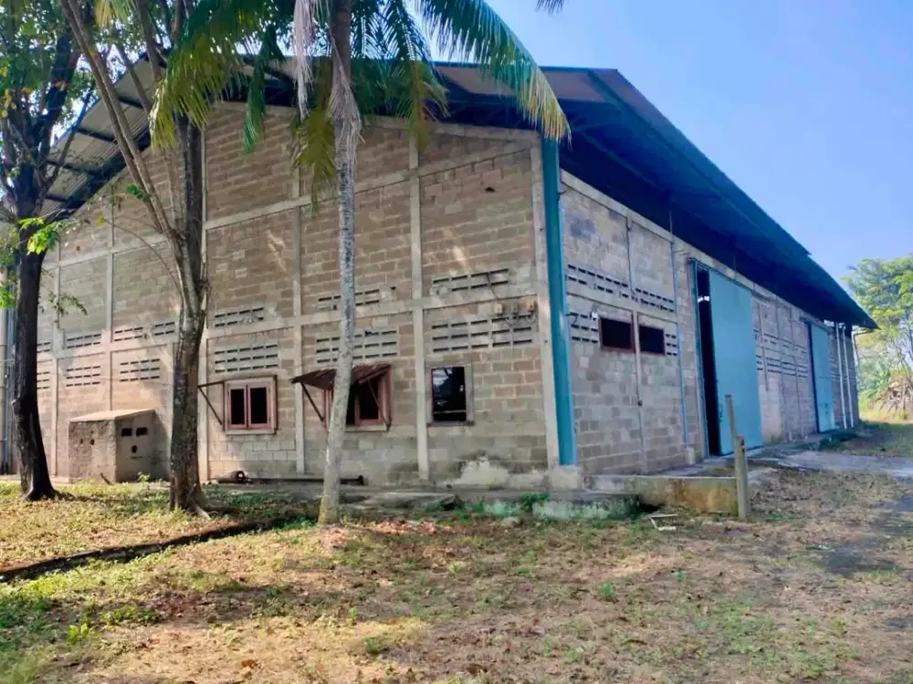 Dijual / Disewakan Pabrik Ciakar Curug Tangerang LT 10.980 m² Cocok Manufaktur dan Logistik