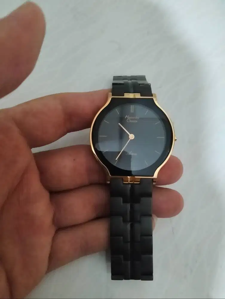 Alexandre Christie Asteria AC 8410 MH BBRBA Black Dial Black Stainless