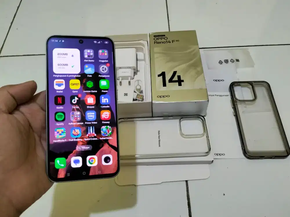 OPPO 14F 5G Ram 8GB + 8GB / 128GB AMOLED 6.57in 6000Mah Snapdragon NFC