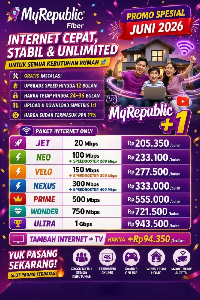 Promo Internet My Republic