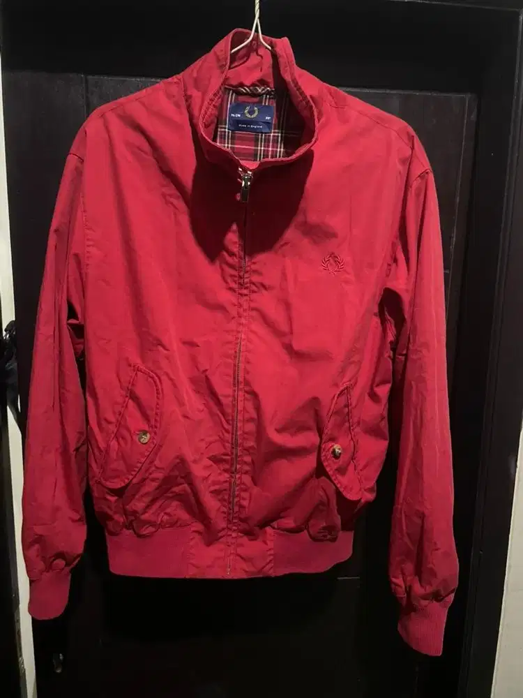 jaket harington merk fred perry