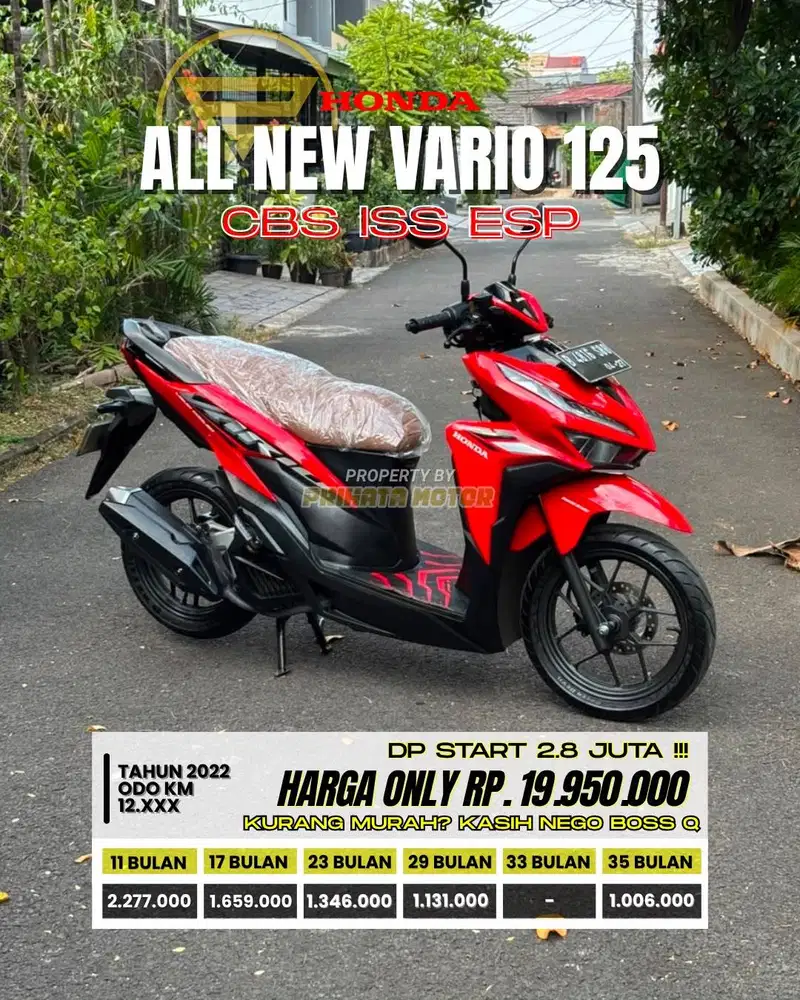 HONDA ALL NEW VARIO 125 CBS ISS ESP 2022