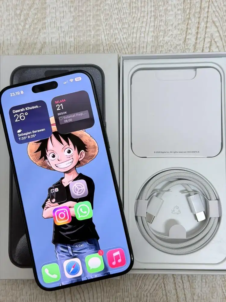 Iphone 15 ProMax 512 Natural Black Inter
