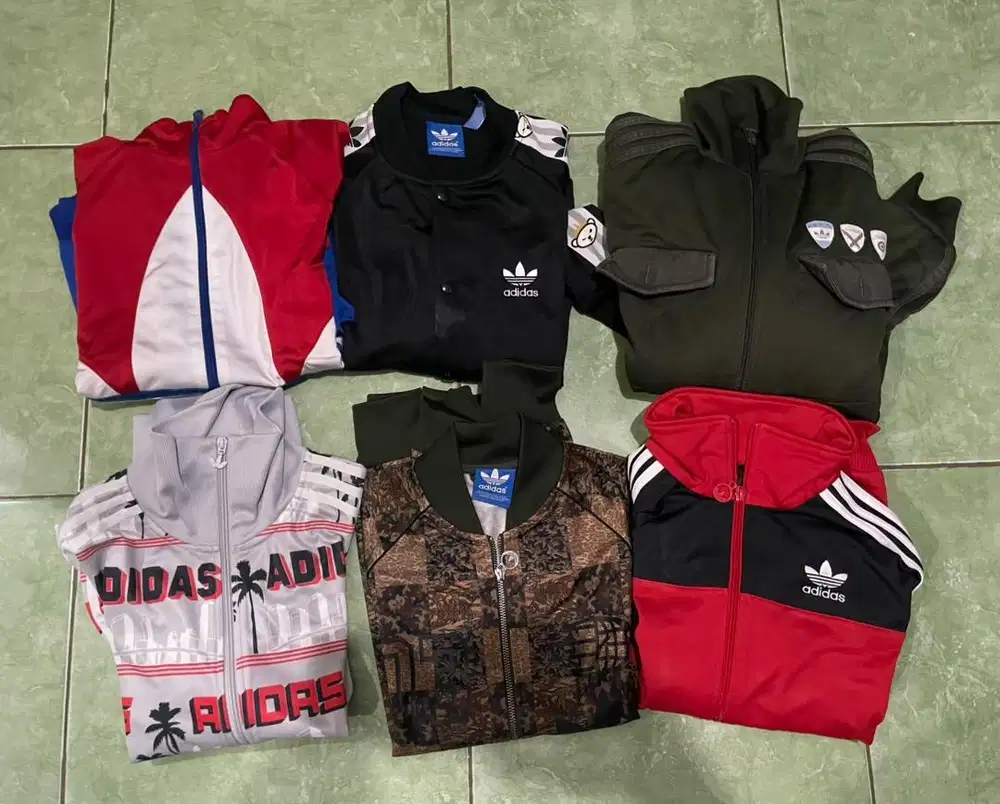 borongan aja jaket merk adidas