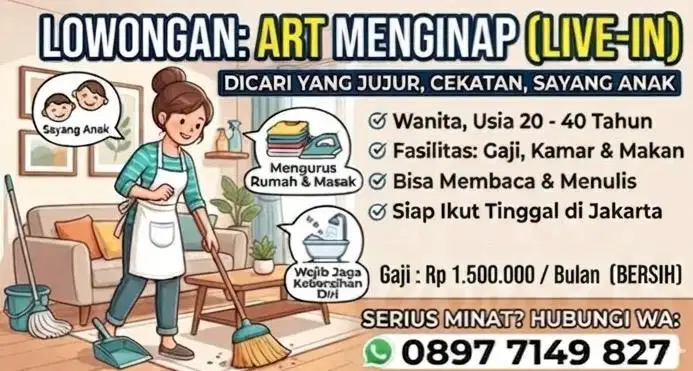 Lowongan ART serius kerja