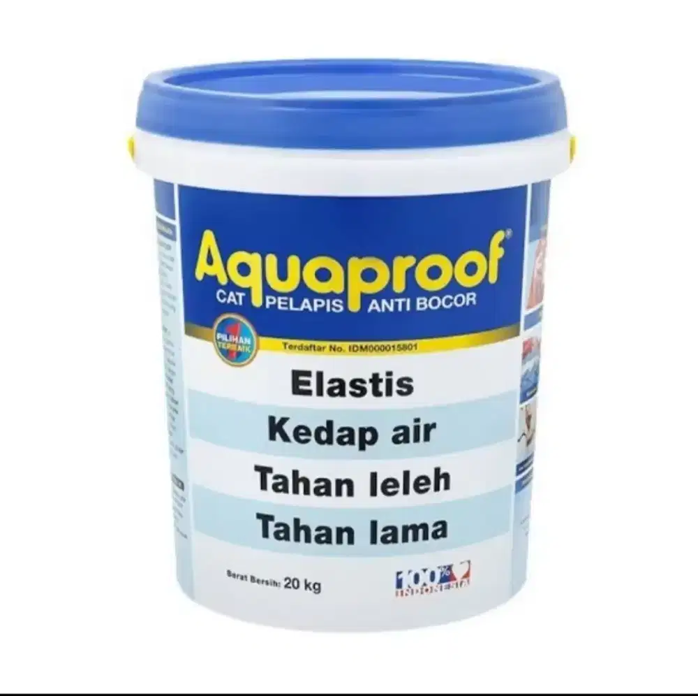 Jual cepat aquaproof 20 kg warna abu-abu