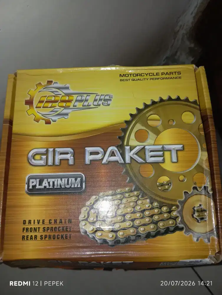 1 SET GEAR PLATINUM DAN HRM