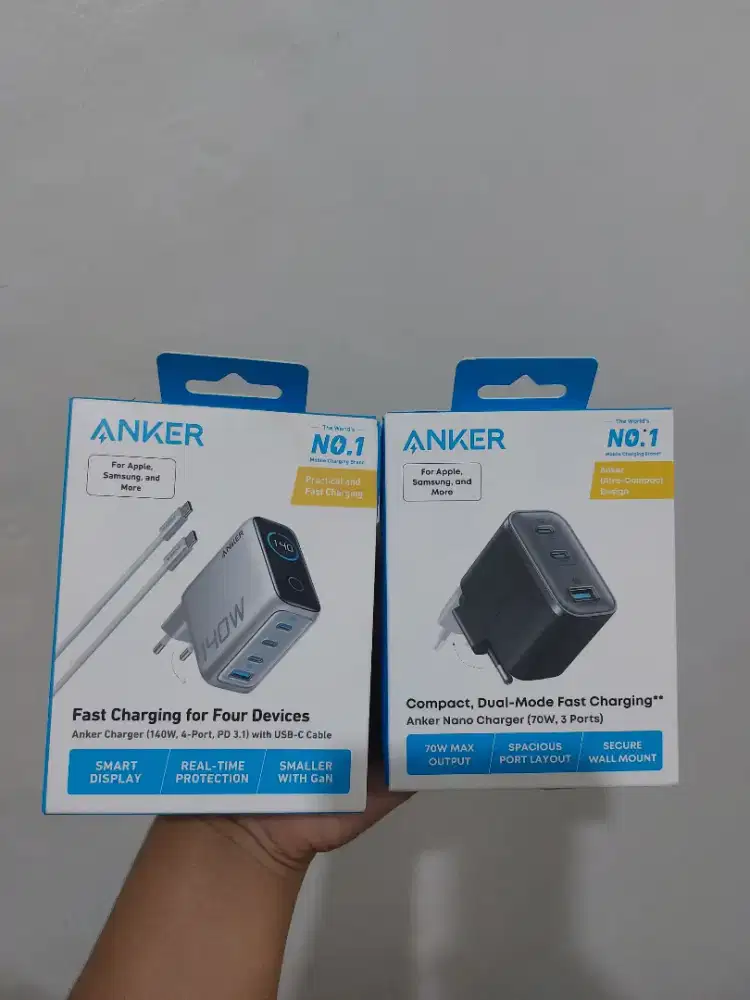 Anker Charger 140w dan 70w