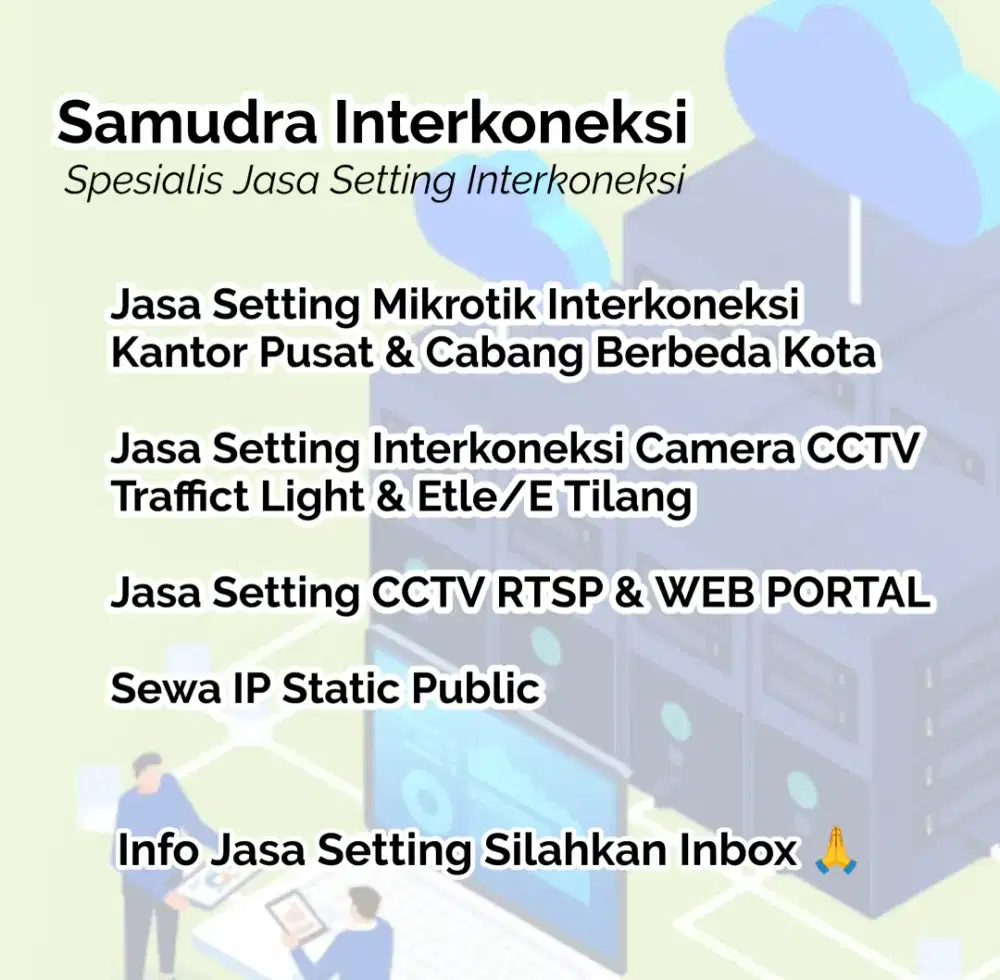 Mikrotik Interkoneksi rtsp cctv IP static public
