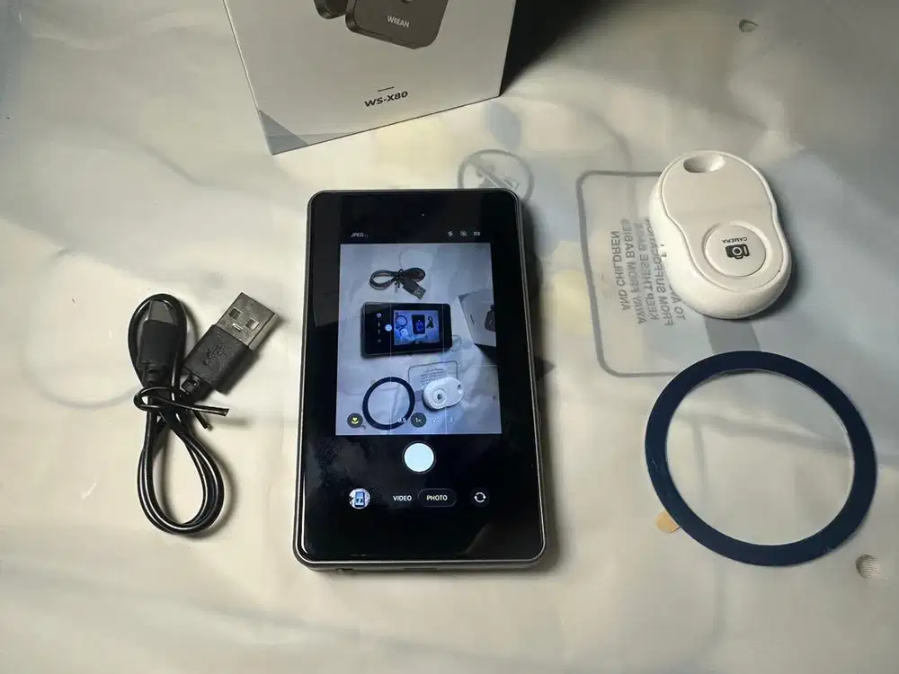 WEEAN WS-X80 selfie screen | (mirip insta360 snap selfie screen)