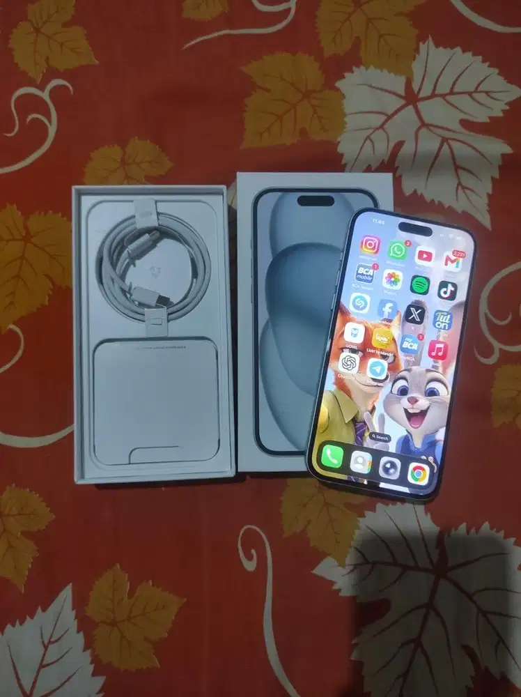 iPhone 15 Plus Blue Color 256 GB