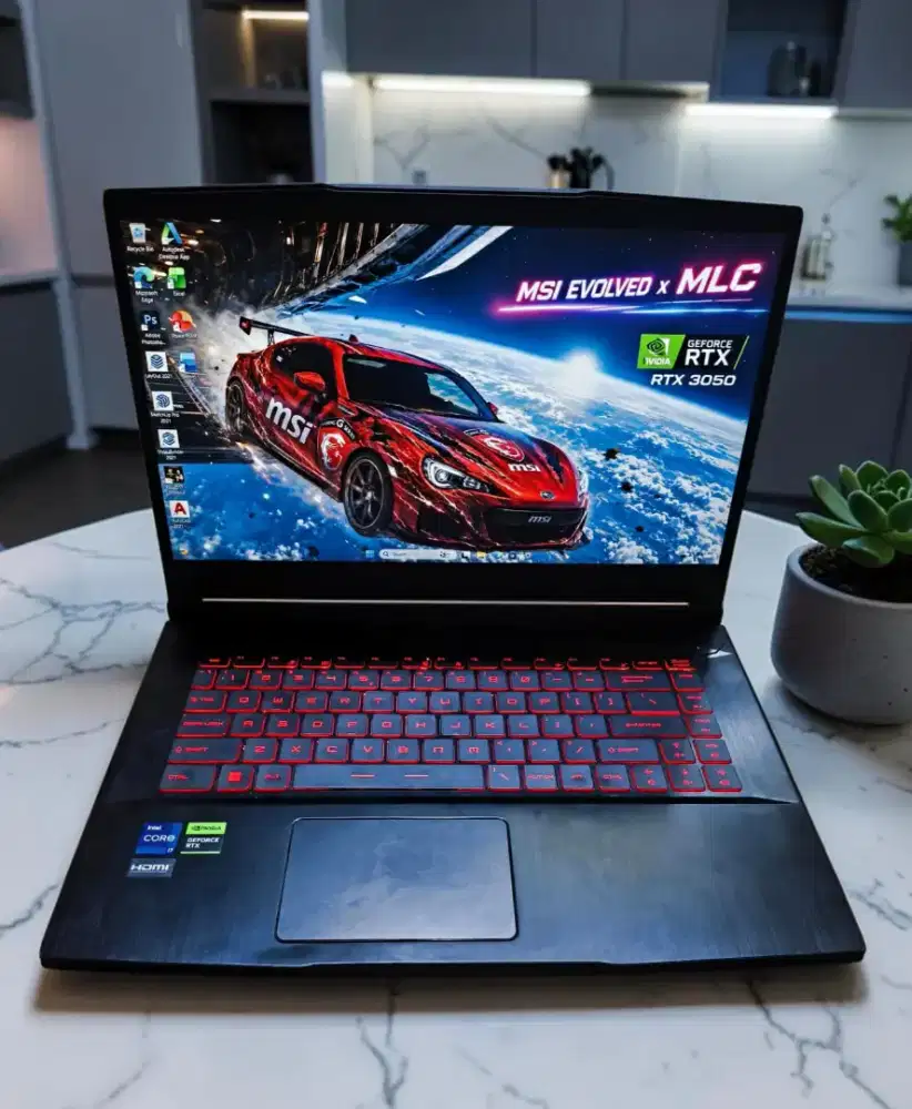 MSI  EVOLVE THIN GF6 DEFTLY PLAY NVIDIA RTX  3050 core i7 [GEN 12]