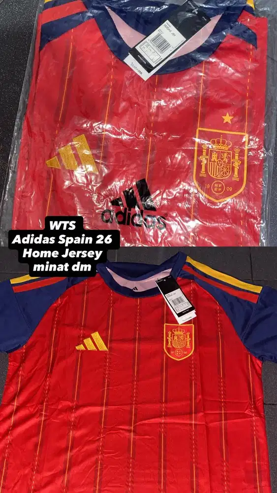 DIJUAL ORIGINAL Adidas Spain 26 Home Jersey