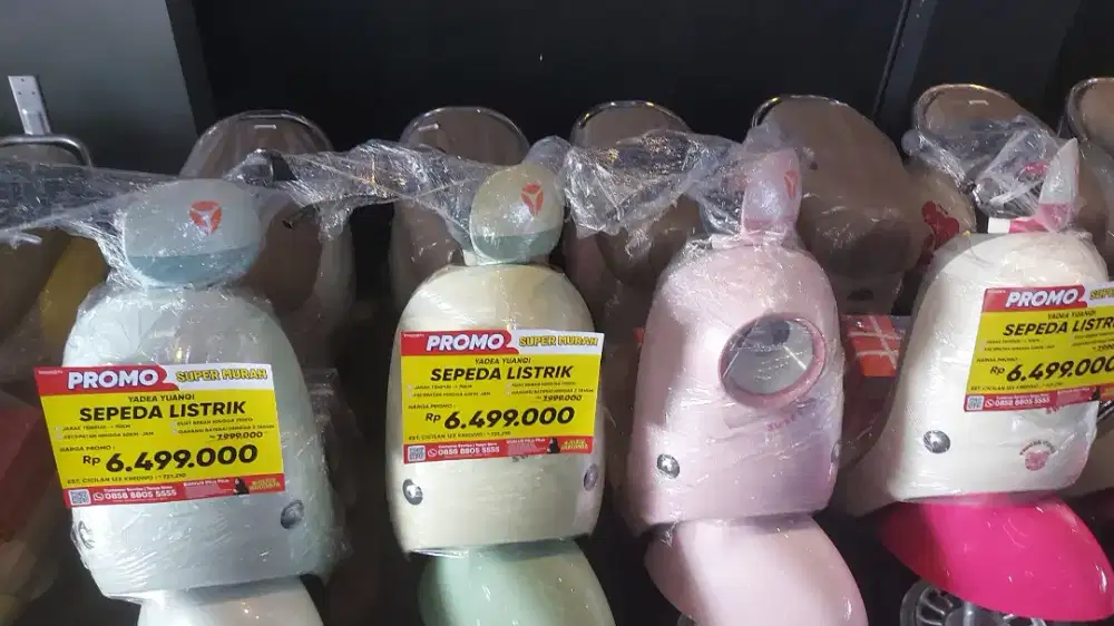 READY ALL SERIES SEPEDA MOTOR/SEPEDA LISTRIK BISA DI BPKB IN