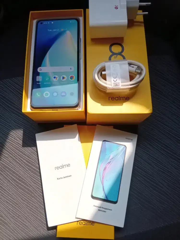 Dijual Realme 8 Fullset 8/128