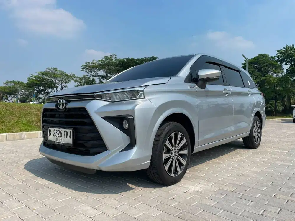 NEW AVANZA G 1.5 AT 2023 SILVER LOW KILOMETER