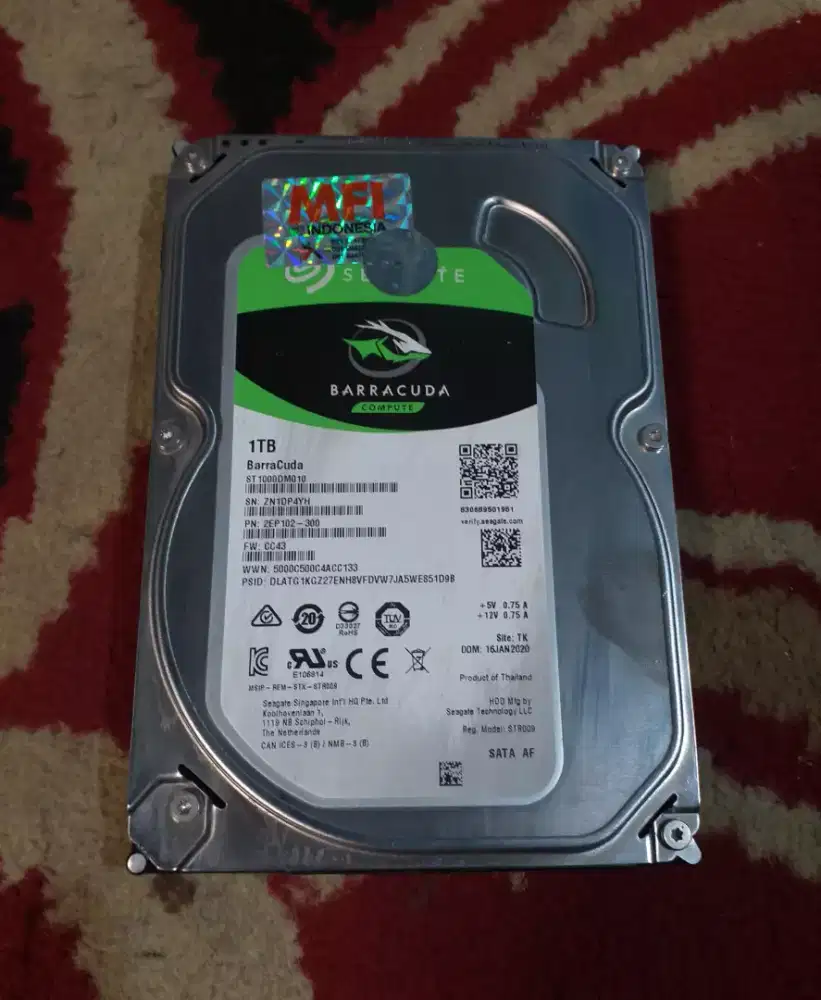 Hdd pc 1tb barracuda