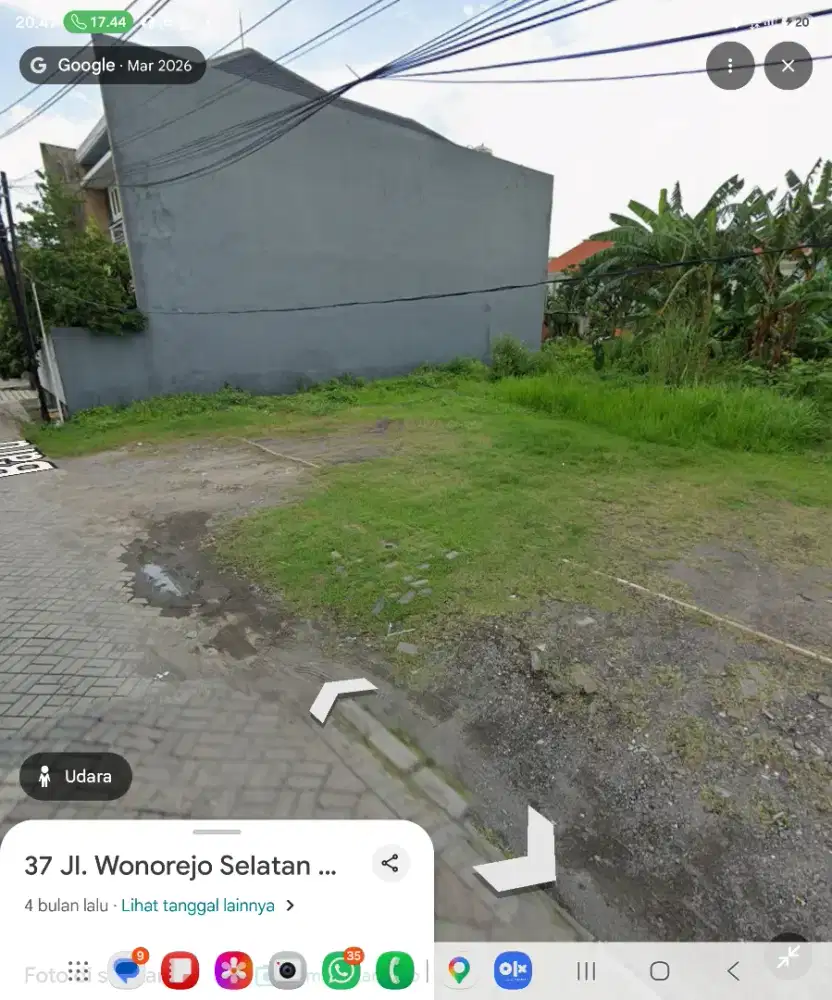 Dijual Tanah SHM ukuran 10 m x 20 m. Pemilik
