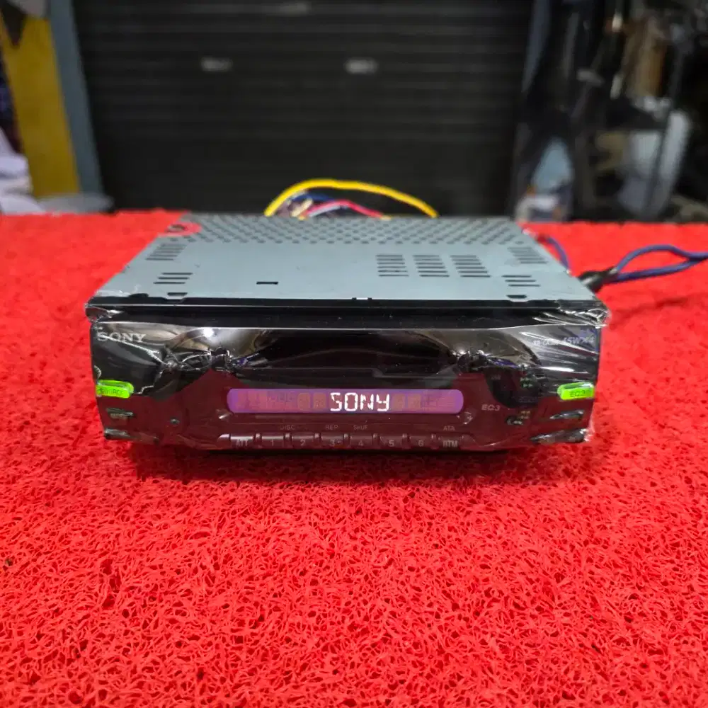Head Unit Single Din SONY XR-CA360 Kaset Radio FM AM