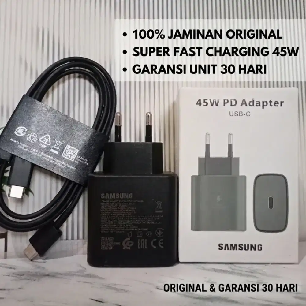 Charger Samsung 45 watt original new