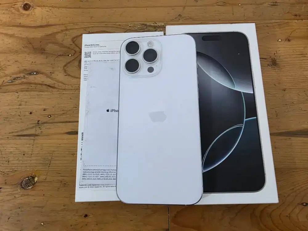 IPHONE 16 PROMAX RESMI IBOX MULUSSS FULSET ORIGINAL