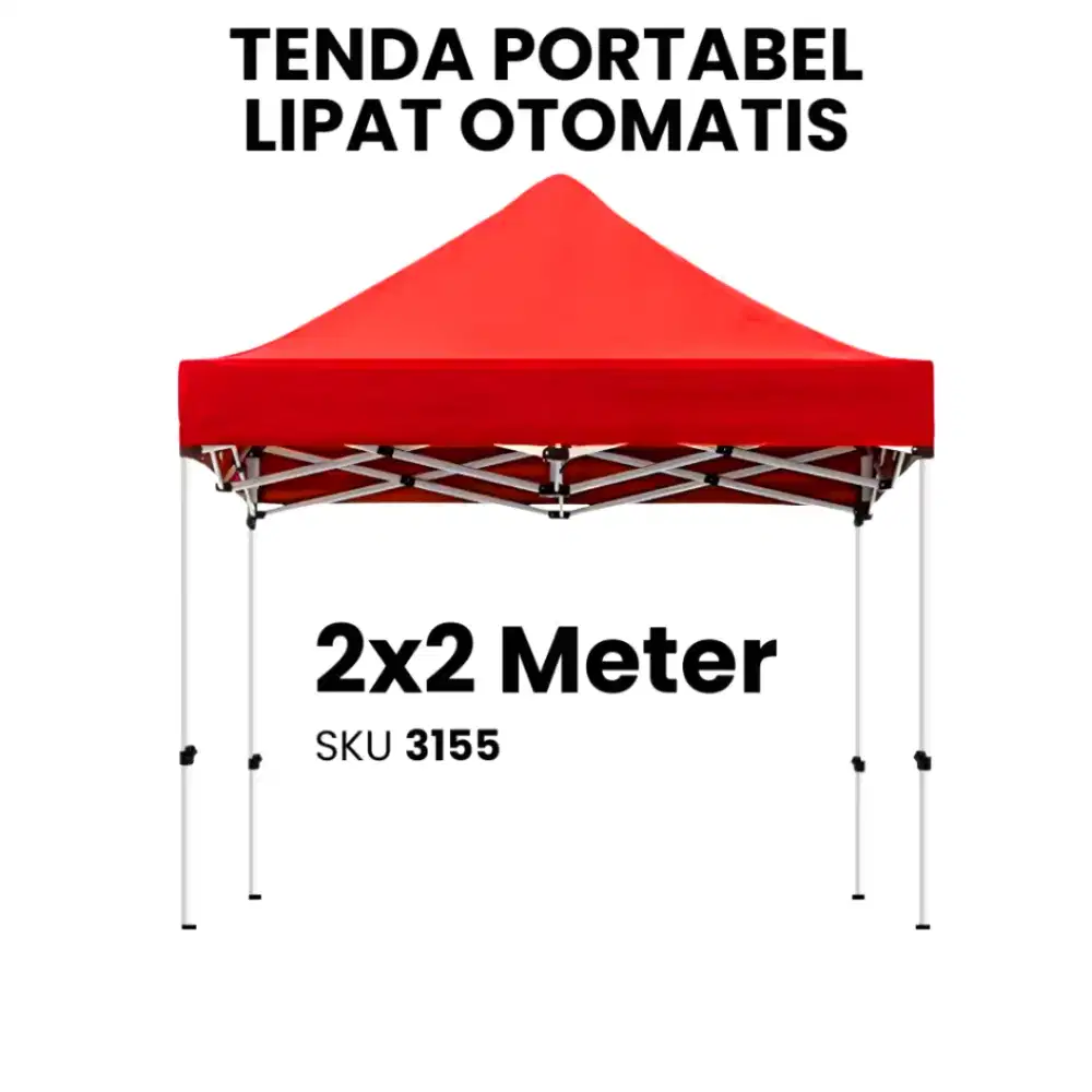 Tenda lipat dan meja 1 set