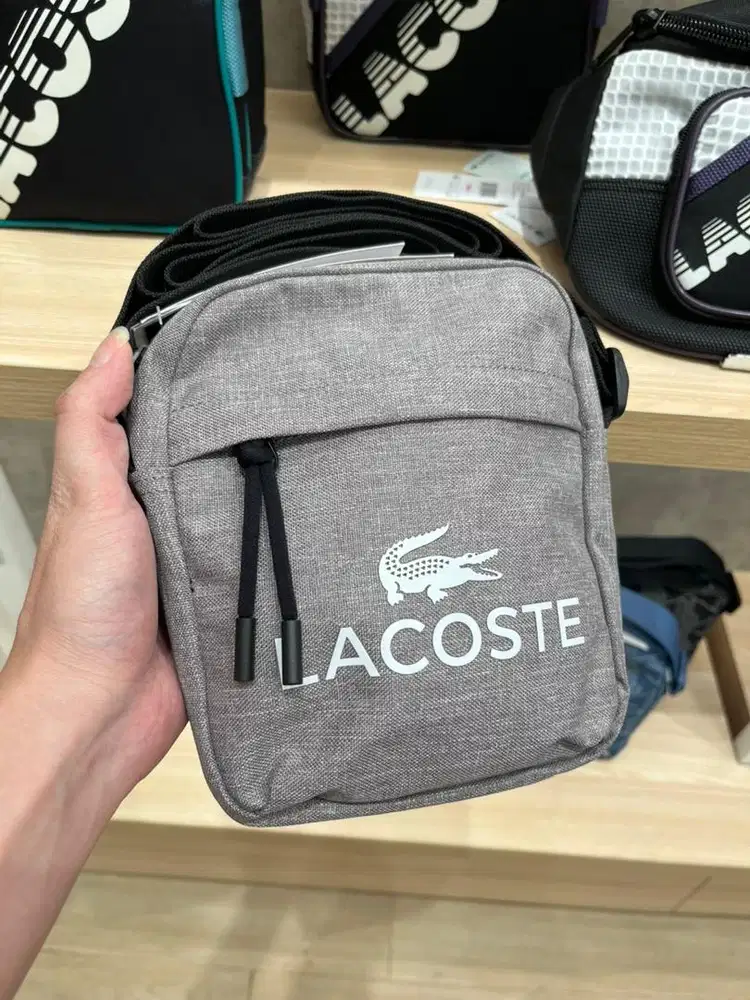 Lacoste sling bag tas pundak original