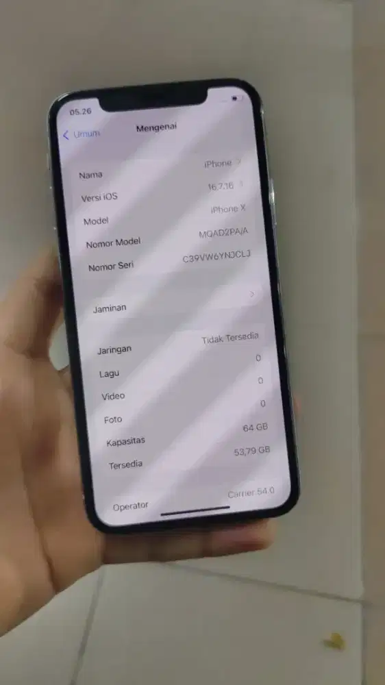 I-Phone x 64 gb ibox mulus pulset