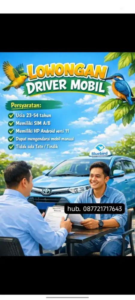 lowongan driver taksi online