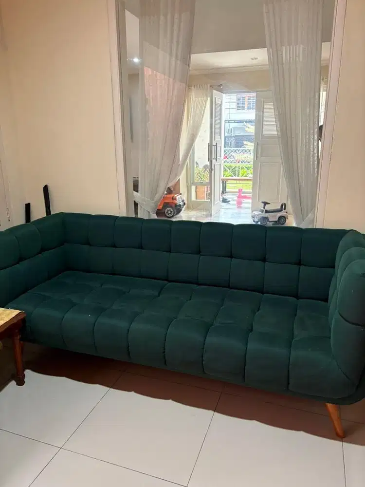 Sofa Modular Emerald Green 4 dan 1 seater