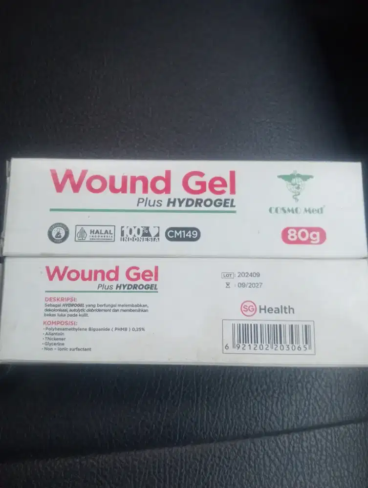 Numpang jualan gel plus hydrogel merk wound gel
