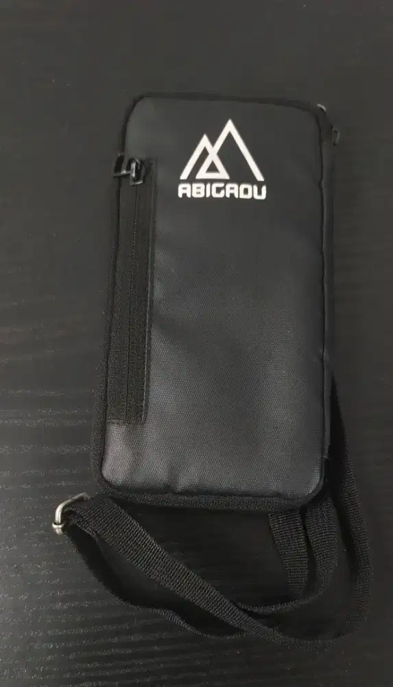 Sling pouch wallet dompet pria Abigadu black