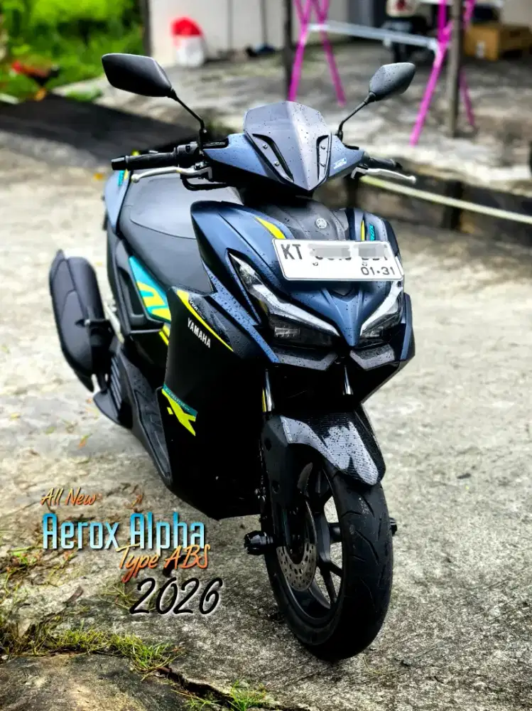 All New Aerox Alpha Type ABS Like New PMK 2026 Odometer 1250 Doang