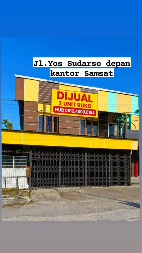 DIJUAL 2 UNIT RUKO 2 LANTAI  Lokasi Strategis