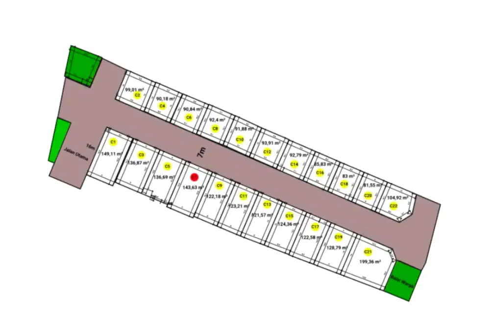 Jual Tanah Siap Bangun Jalan 7m
