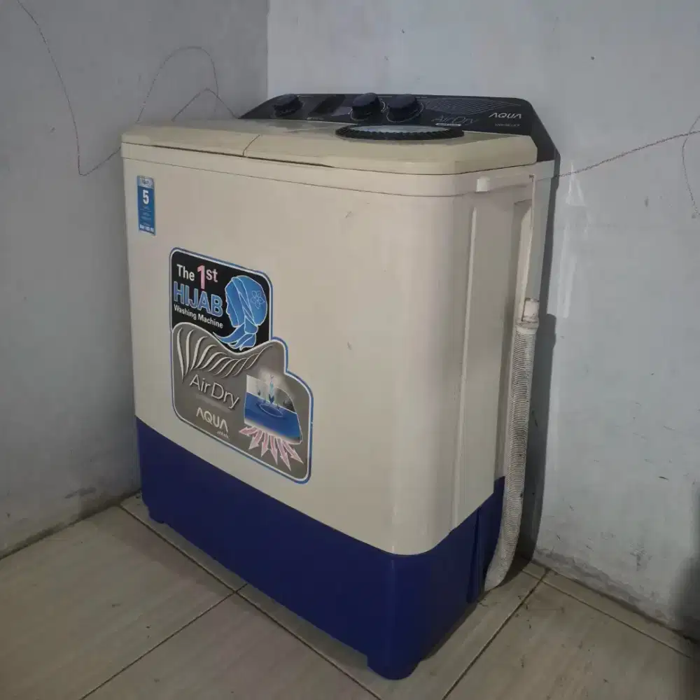 Mesin Cuci 2 tabung Aqua