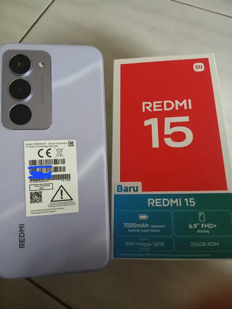 REDMI 15. 8/256  LIKE NEW