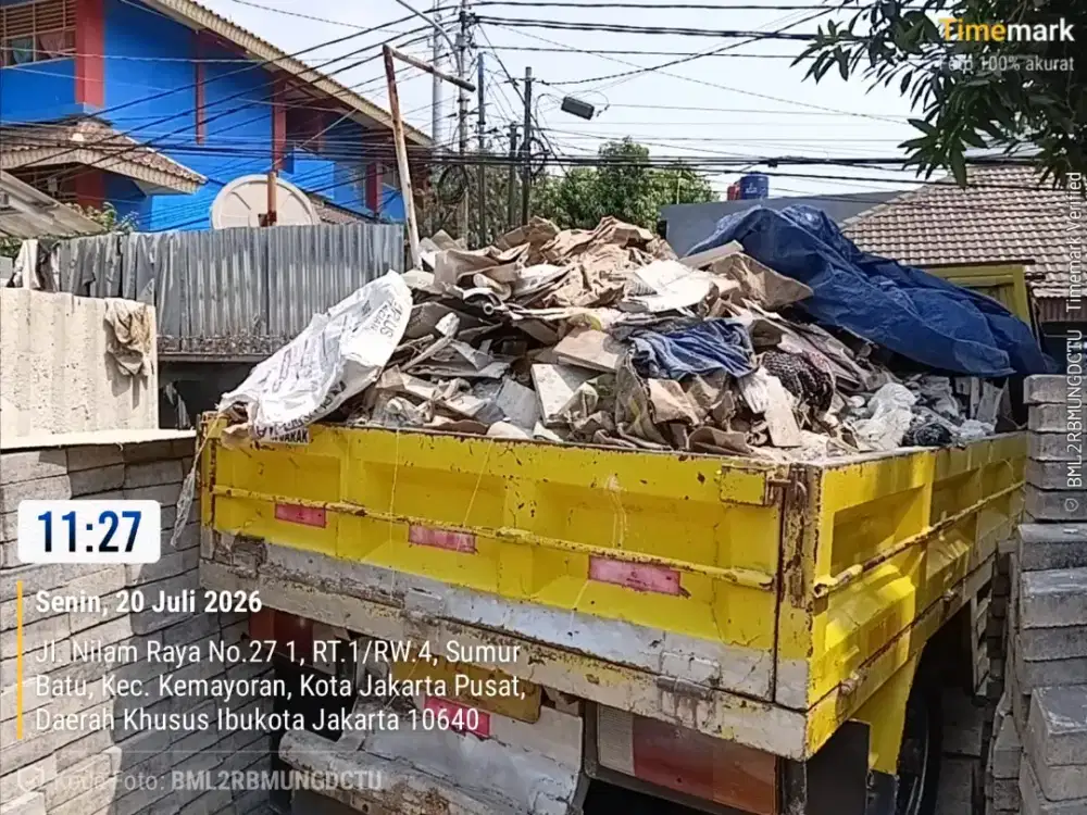 Jasa buang puing sampah