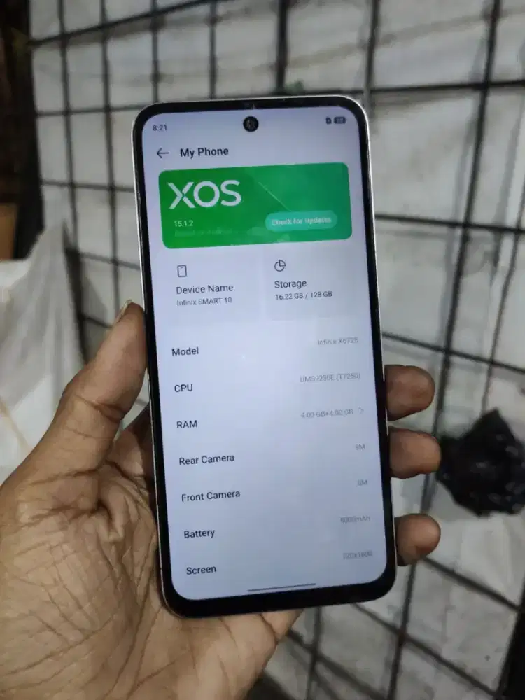 Infinix smart 10 4+4/128