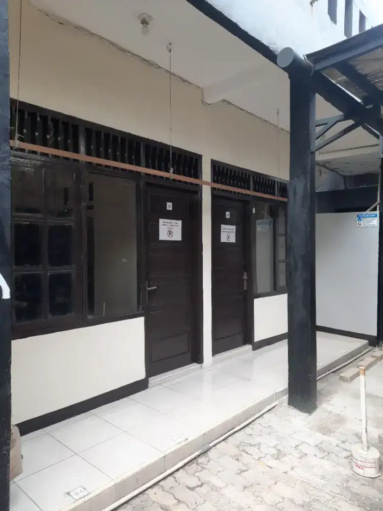 kontrakan rumah 3 petak dilantai 1, lokasi trategis