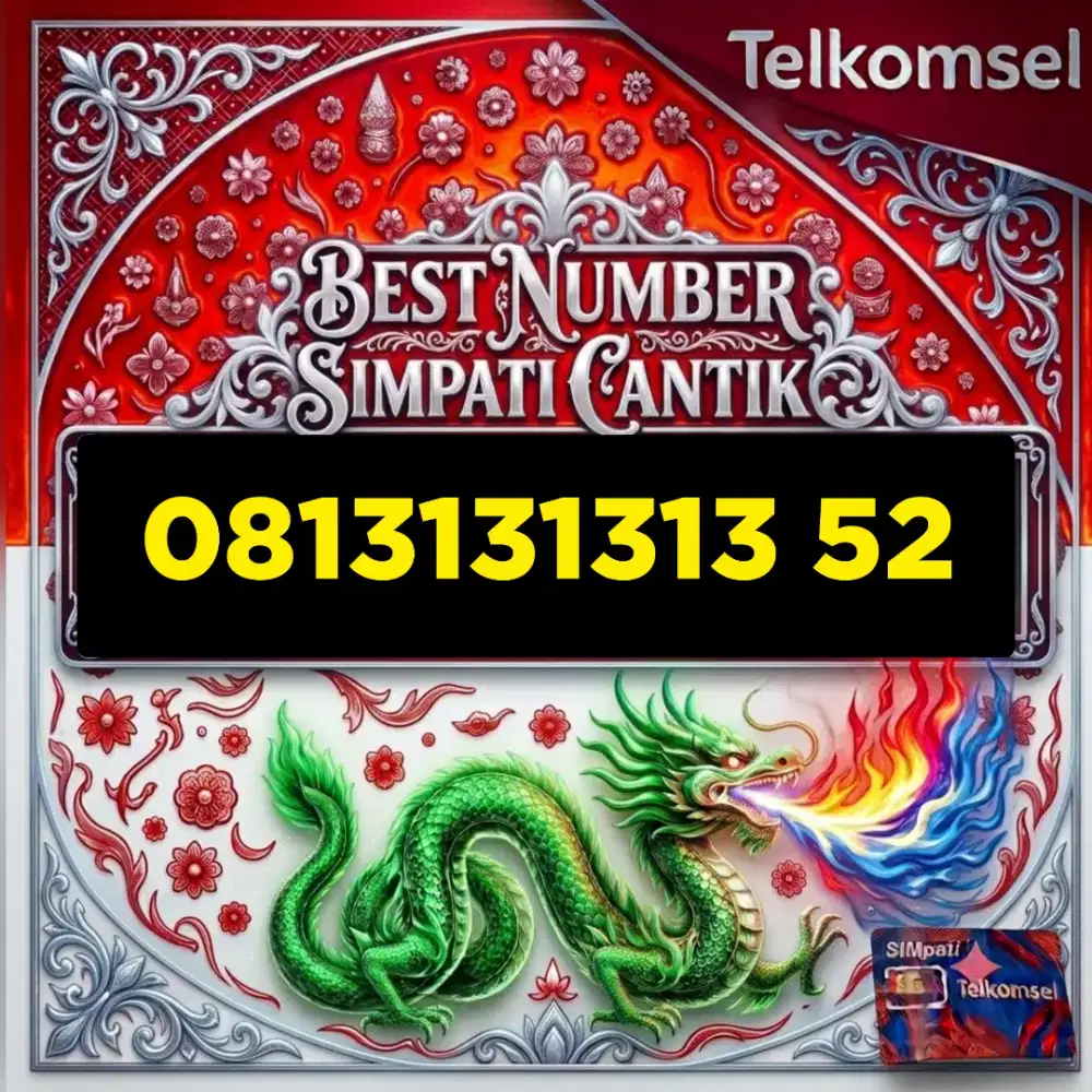 Nomor cantik simpati Telkomsel super