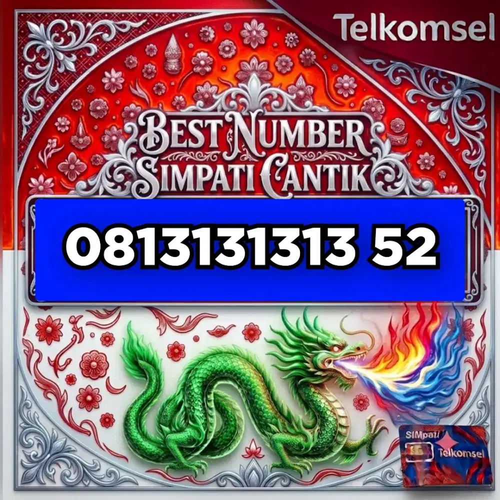 Nomor cantik simpati Telkomsel super