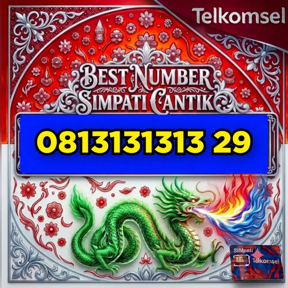 Nomor cantik simpati Telkomsel super