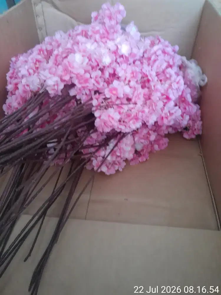 Bunga sakura sintetis plastic