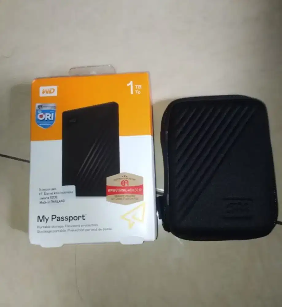 WD My Passport 1TB - HDD / Hardisk / Harddisk External 2.5 USB 3.2