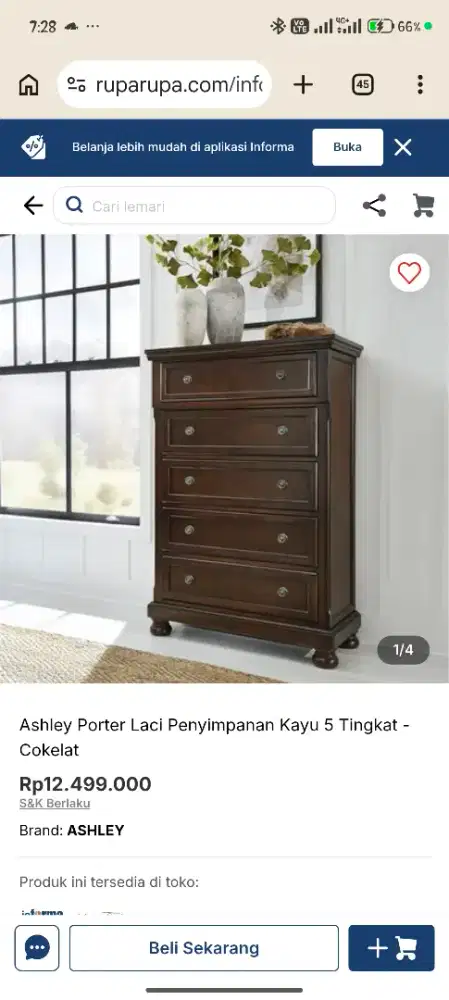 Laci Drawer Ashley second kokoh