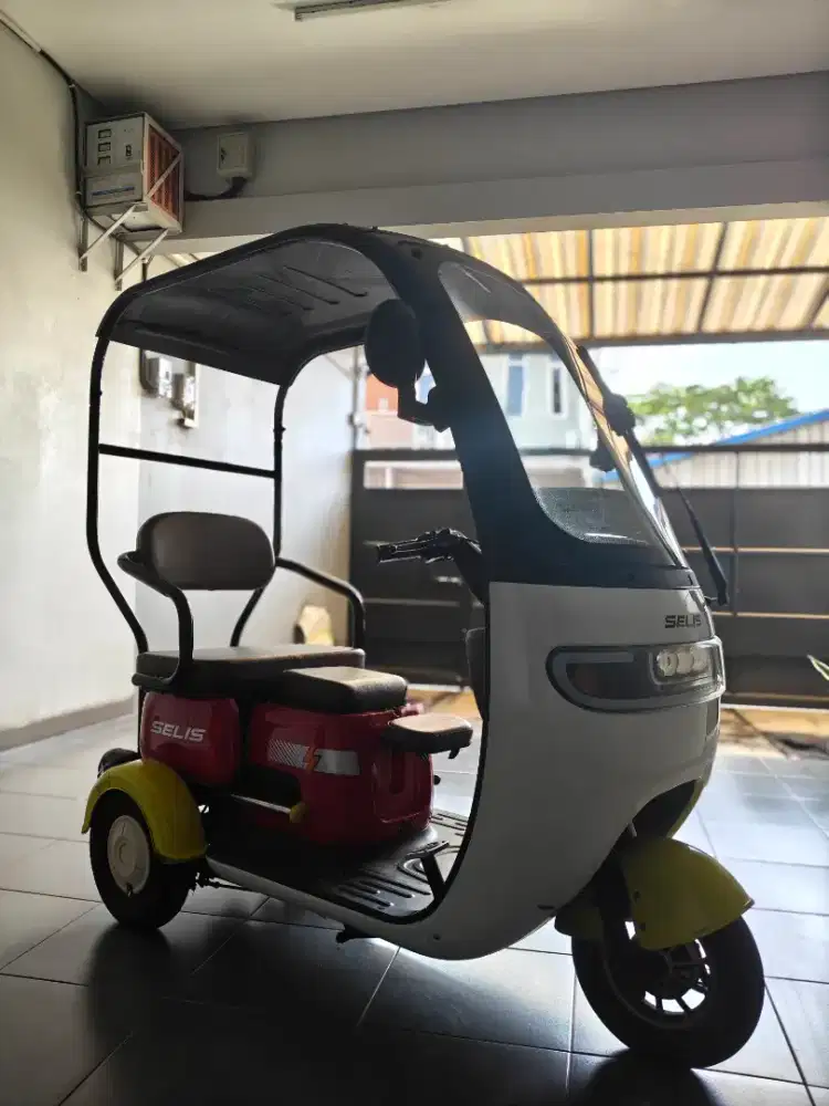 Sepeda listrik roda 3 merk selis pandan