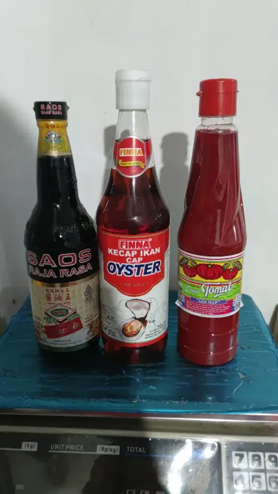 Saos raja, ikan, tomat