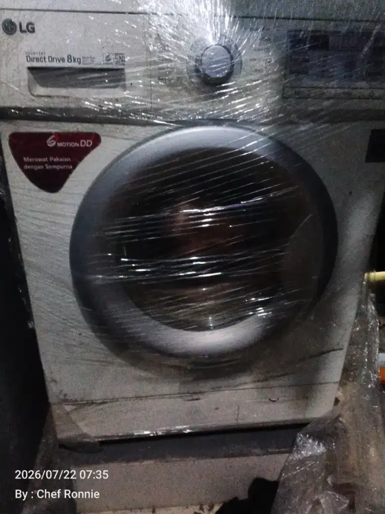 JUAL CEPAT MESIN CUCI LG FRONT LOAD 8KG