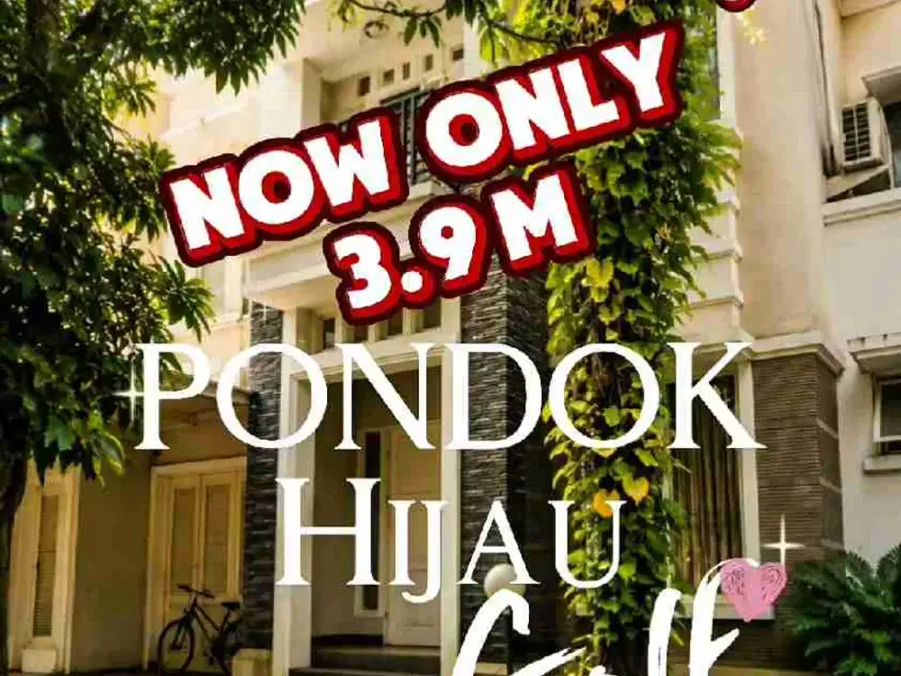 turun harga rumah di PONDOK HIJAU GOLF gading serpong